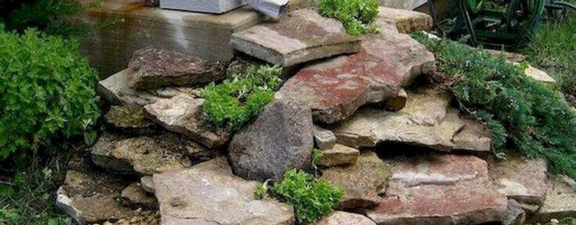 Awesome  flower bed ideas with rocks