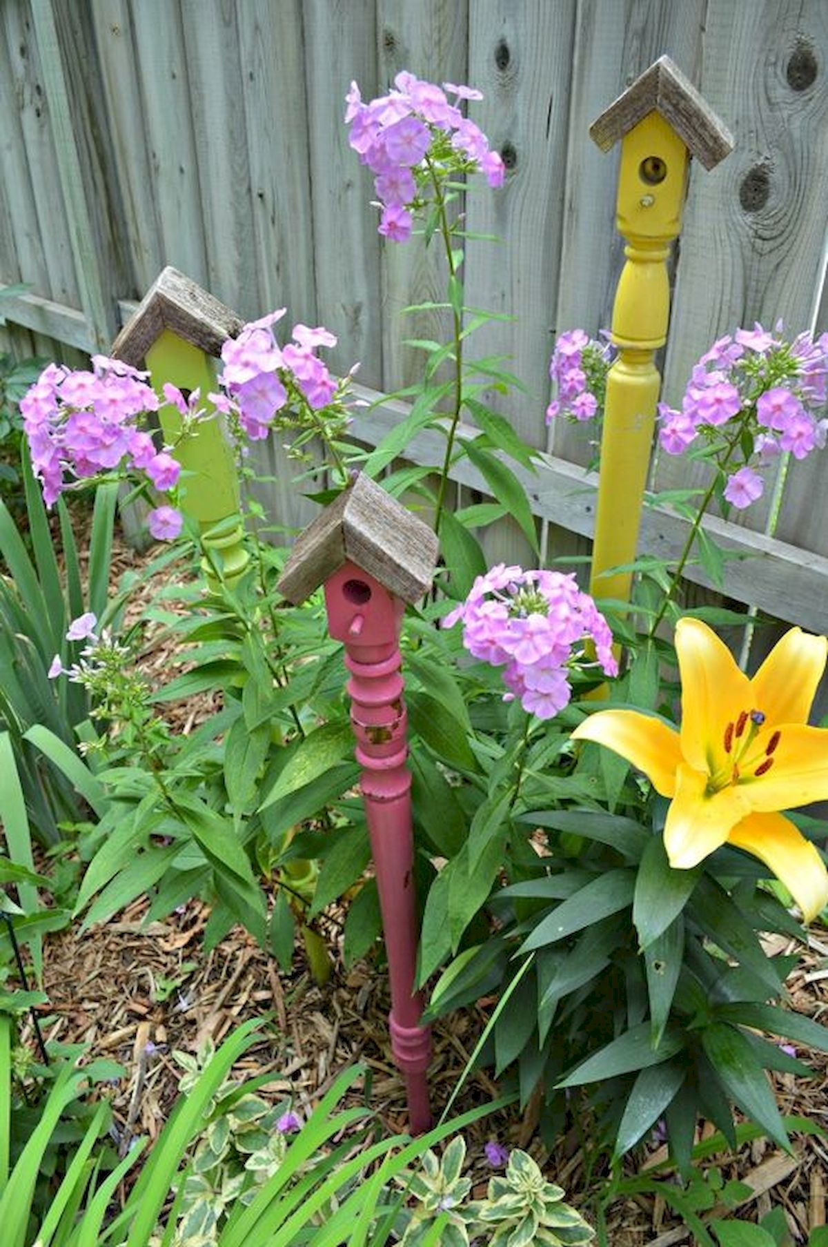 garden diy junk whimsical unique whimsy gardening decor flower stakes yard projects shiftingroots gardens bed tips flowers late summer beds